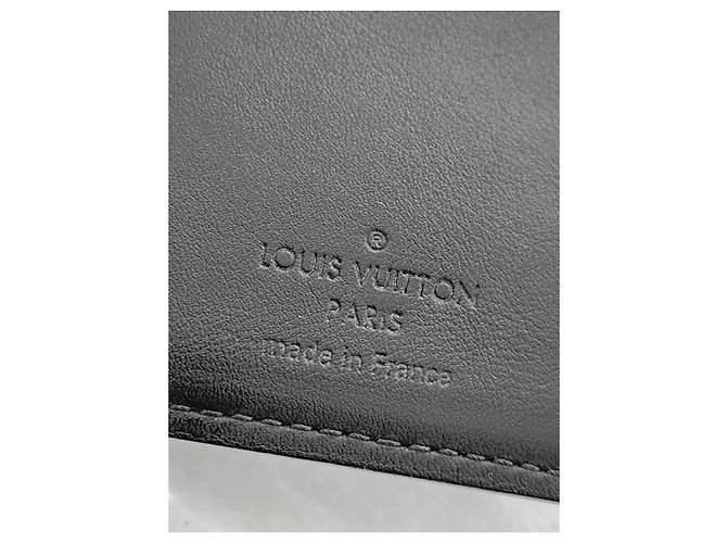 Brazza Geldbörse Damier Infini Louis Vuitton 2013 Grau/Schwarz - Ansicht 6