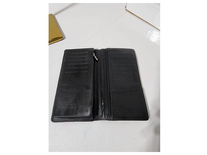 Brazza Geldbörse Damier Infini Louis Vuitton 2013 Grau/Schwarz - Ansicht 9