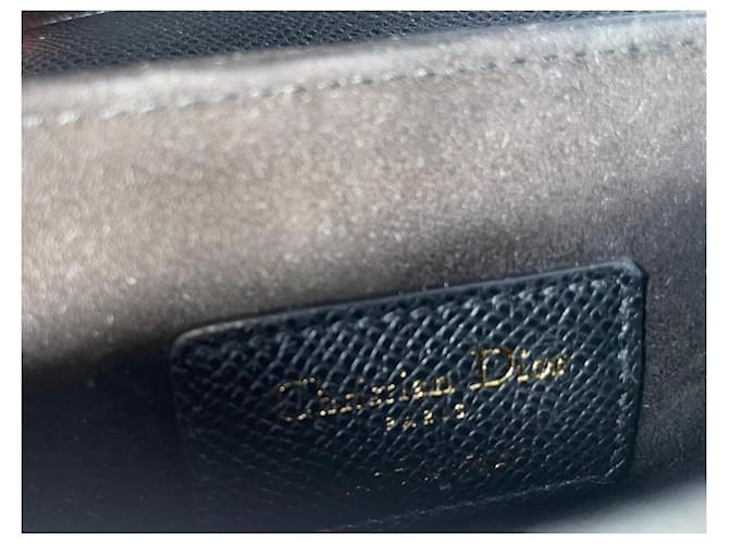 Borsa Saddle Mini Dior in pelle nera Nero - vista 14
