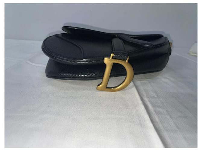 Borsa Saddle Mini Dior in pelle nera Nero - vista 15