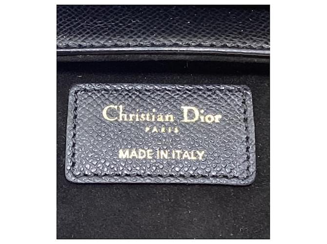 Borsa Saddle Mini Dior in pelle nera Nero - vista 17
