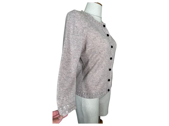 Autre Marque Kaschmir Cardigan Rosa Pink - Ansicht 3