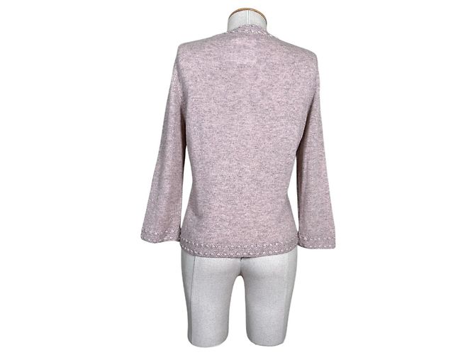 Autre Marque Kaschmir Cardigan Rosa Pink - Ansicht 4