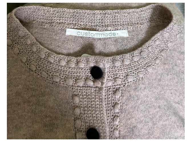Autre Marque Kaschmir Cardigan Rosa Pink - Ansicht 5