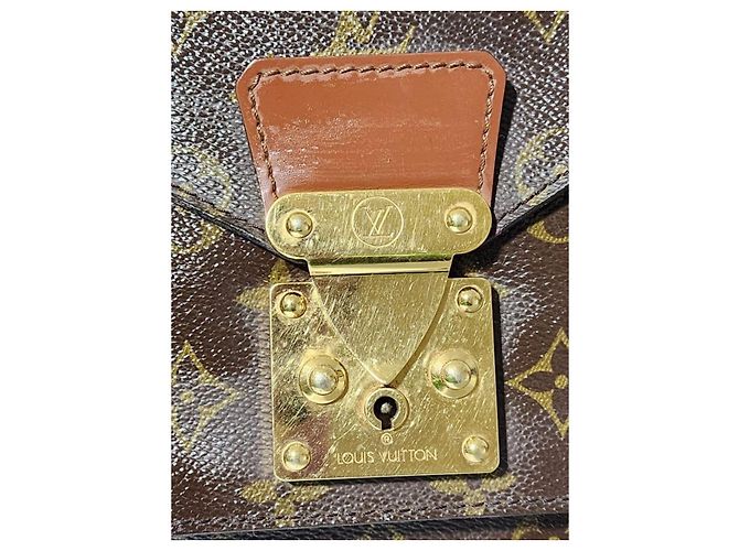 Borsa a mano Monceau Monogram LOUIS VUITTON marrone - vista 12