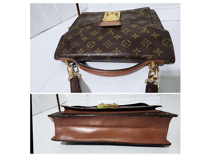 Borsa a mano Monceau Monogram LOUIS VUITTON marrone - vista 13