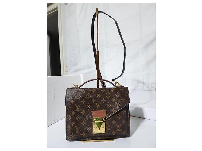 Borsa a mano Monceau Monogram LOUIS VUITTON marrone - vista 2
