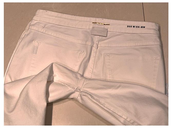 Vaqueros Saint Laurent blancos de denim talla 29 - vista 18