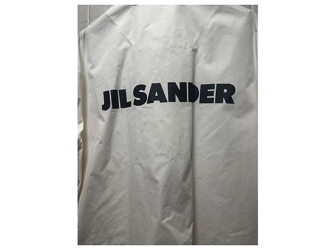 Jil Sander Logo Jacke Schwarz Aus weiß - Ansicht 10