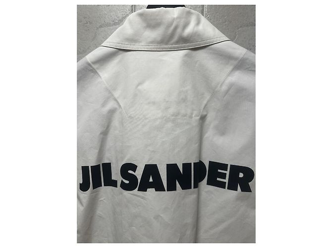 Jil Sander Logo Jacke Schwarz Aus weiß - Ansicht 11