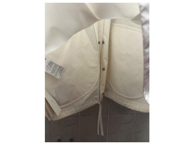 Jil Sander Logo Jacke Schwarz Aus weiß - Ansicht 12