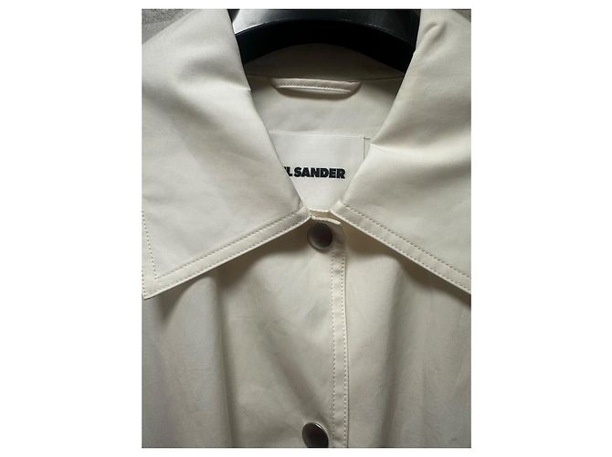 Jil Sander Logo Jacke Schwarz Aus weiß - Ansicht 9