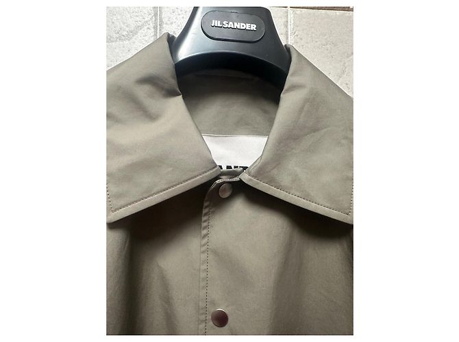 Giacca con logo Jil Sander Nero Verde oliva - vista 10