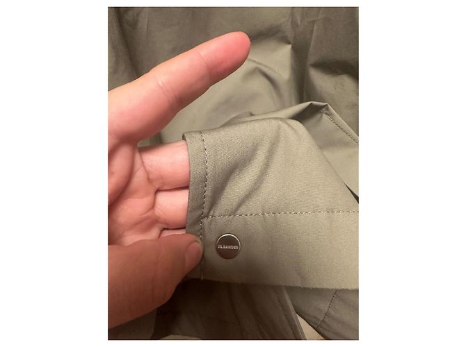 Giacca con logo Jil Sander Nero Verde oliva - vista 11