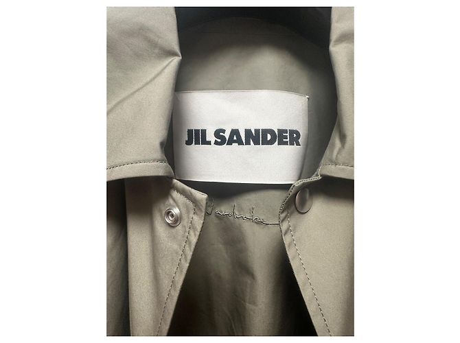 Giacca con logo Jil Sander Nero Verde oliva - vista 4