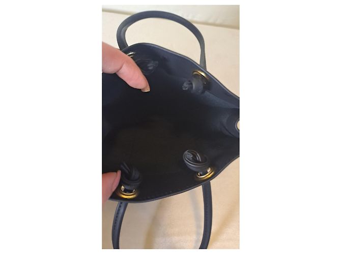 Borsa a mano piccola Fendi Fazzuolo Blu Navy Blu scuro - vista 7