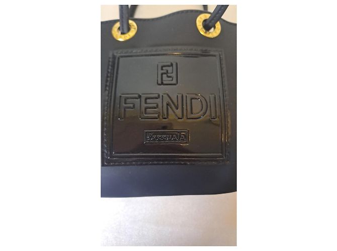 Borsa a mano piccola Fendi Fazzuolo Blu Navy Blu scuro - vista 8