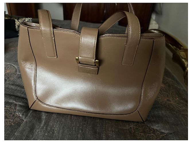 Borsa a spalla Etienne Aigner in pelle beige - vista 2