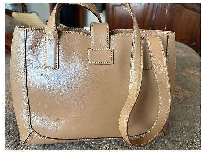Borsa a spalla Etienne Aigner in pelle beige - vista 6