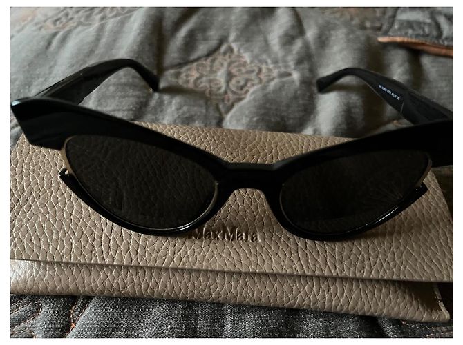 Max Mara Sonnenbrille in Katzenform Schwarz - Ansicht 3