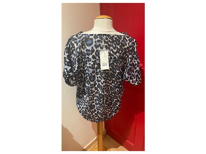 Pablo De Gerard Darel Blusa Pablo Gérard Darel Estampado Leopardo Algodón Seda Talla 38 Estampado de leopardo - vista 3