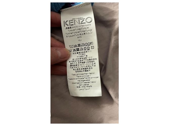 Falda Kenzo Mémento 3 Negra Roja Azul Negro - vista 5