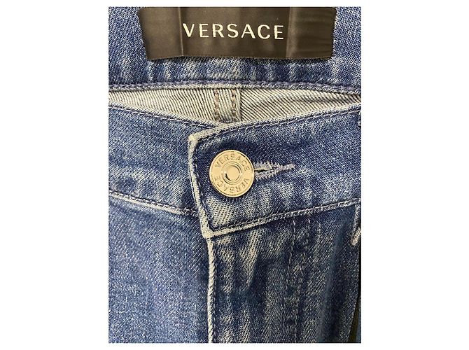 Denim dritto Greca di Versace - vista 4