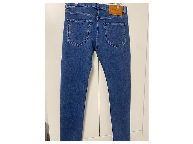 Denim dritto Greca di Versace - vista 5
