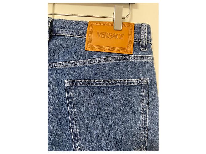 Denim dritto Greca di Versace - vista 6