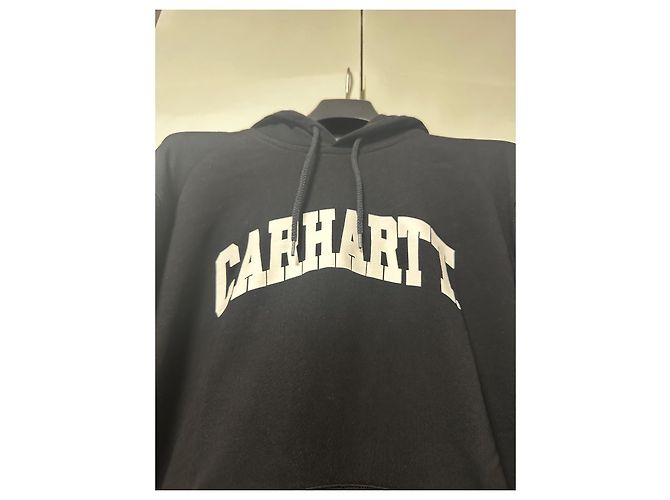 Autre Marque Carhartt WIP Universitäts-Hoodie Schwarz Weiß - Ansicht 2