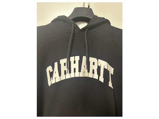 Autre Marque Carhartt WIP Universitäts-Hoodie Schwarz Weiß - Ansicht 3