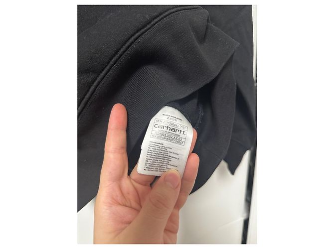 Autre Marque Carhartt WIP Universitäts-Hoodie Schwarz Weiß - Ansicht 5