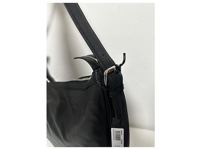 Borsa a spalla Hobo Repeat di Versace Nero - vista 6