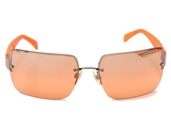 Gafas de sol Chanel Naranja de plástico - vista 2
