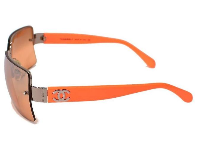 Gafas de sol Chanel Naranja de plástico - vista 4