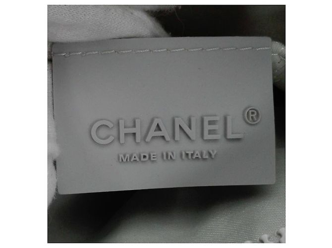 Borsa da viaggio Chanel Sport bianca e rossa in nylon Bianco Rosso - vista 6