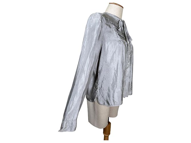 Zadig & Voltaire Therable Hemd Grau Metallic Metallisch - Ansicht 3