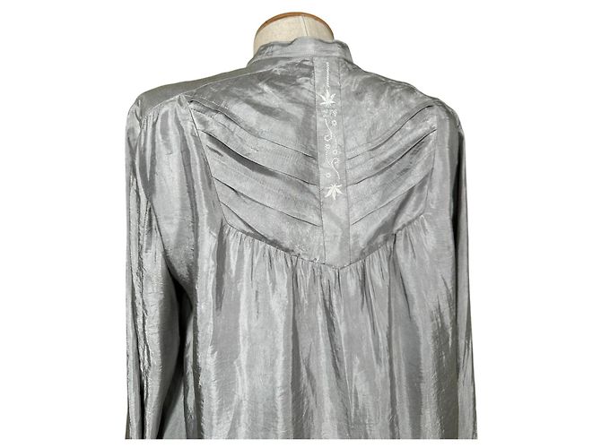 Zadig & Voltaire Therable Hemd Grau Metallic Metallisch - Ansicht 5