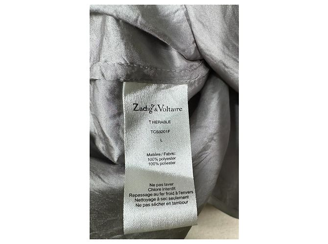 Zadig & Voltaire Therable Hemd Grau Metallic Metallisch - Ansicht 8
