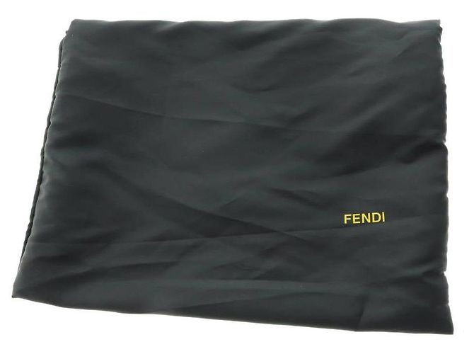 Borsa Fendi Monogramma Canvas Nera Nero - vista 9