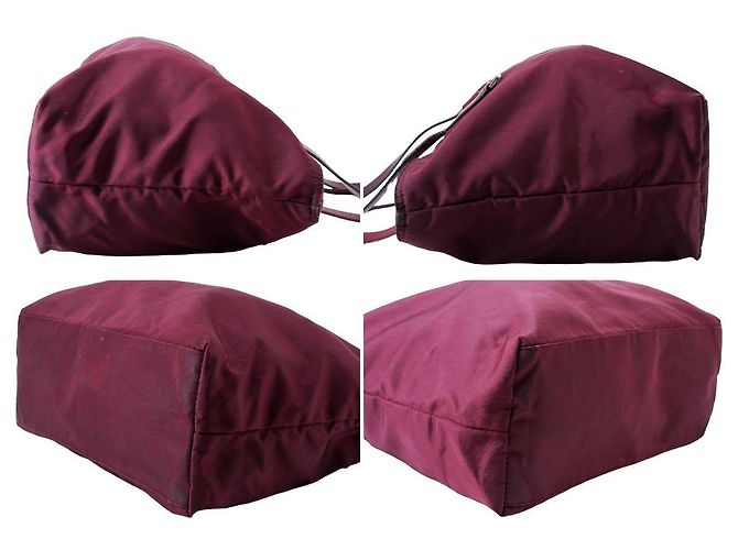 Prada Tote Bag aus rotem Leder - Ansicht 4