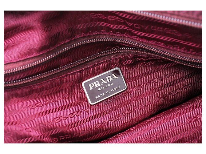 Prada Tote Bag aus rotem Leder - Ansicht 7