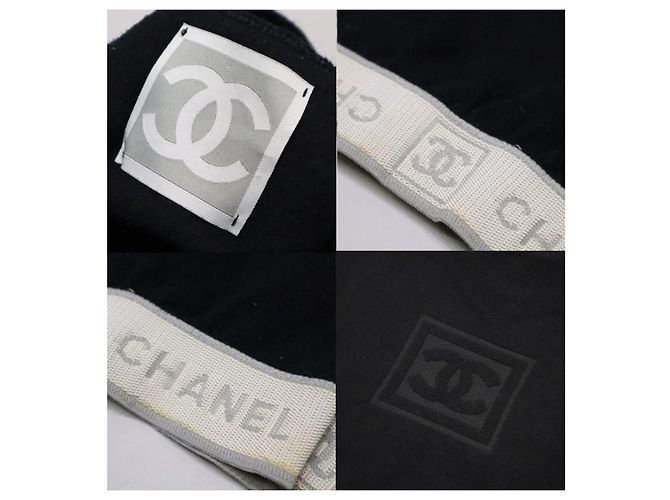 Chanel Schwarzes Oberteil mit Stehkragen aus Polyester - Ansicht 6