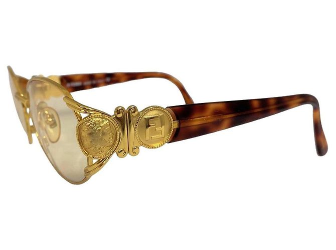 Fendi Sonnenbrille Gold Golden - Ansicht 3
