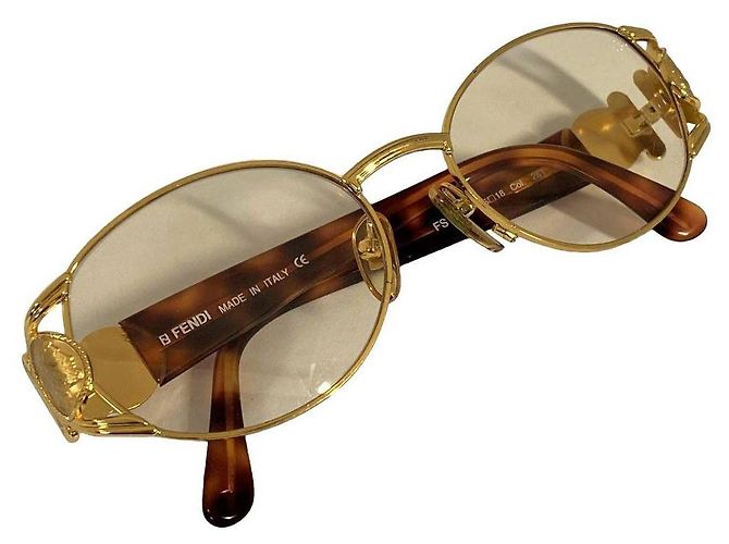Fendi Sonnenbrille Gold Golden - Ansicht 4