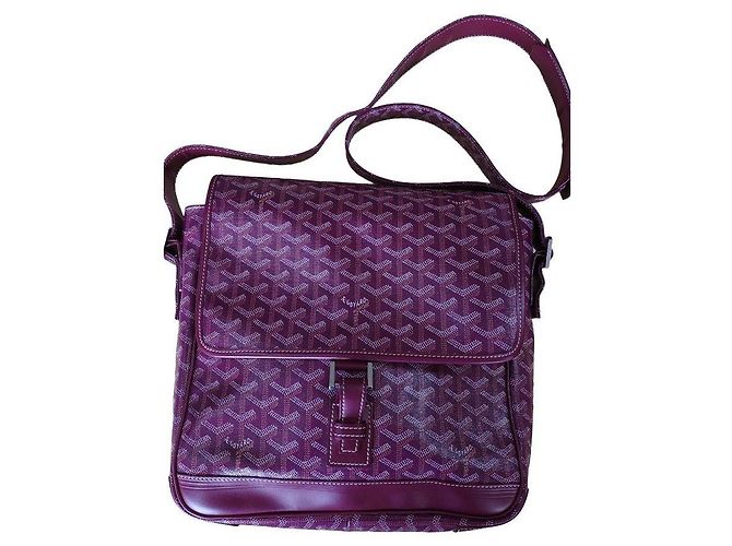 Borsa Goyard Grand Bleu Viola in Pelle Porpora Viola scuro - vista 2