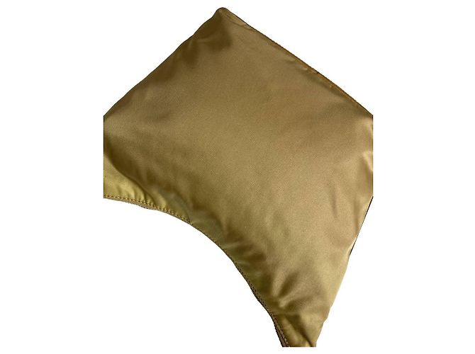 Borsa Prada in nylon beige crema Crudo - vista 9