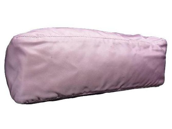 Borsa da viaggio Prada in nylon rosa - vista 3