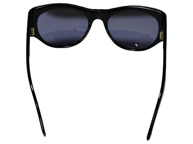 Chanel Occhiali da sole neri e oro Nero D'oro - vista 5