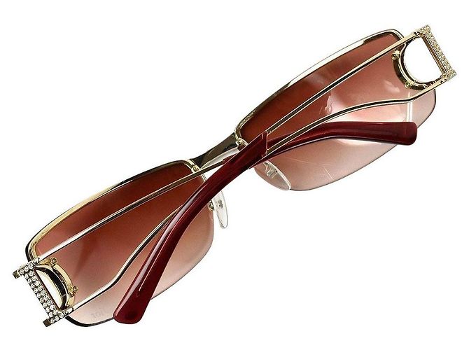 Occhiali da sole Christian Dior Rosso Oro D'oro - vista 7